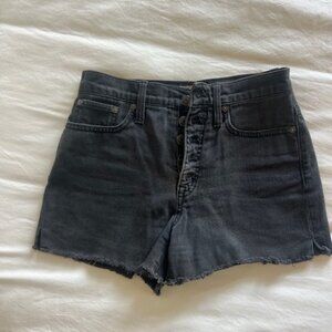Madewell Button Front Jean Shorts